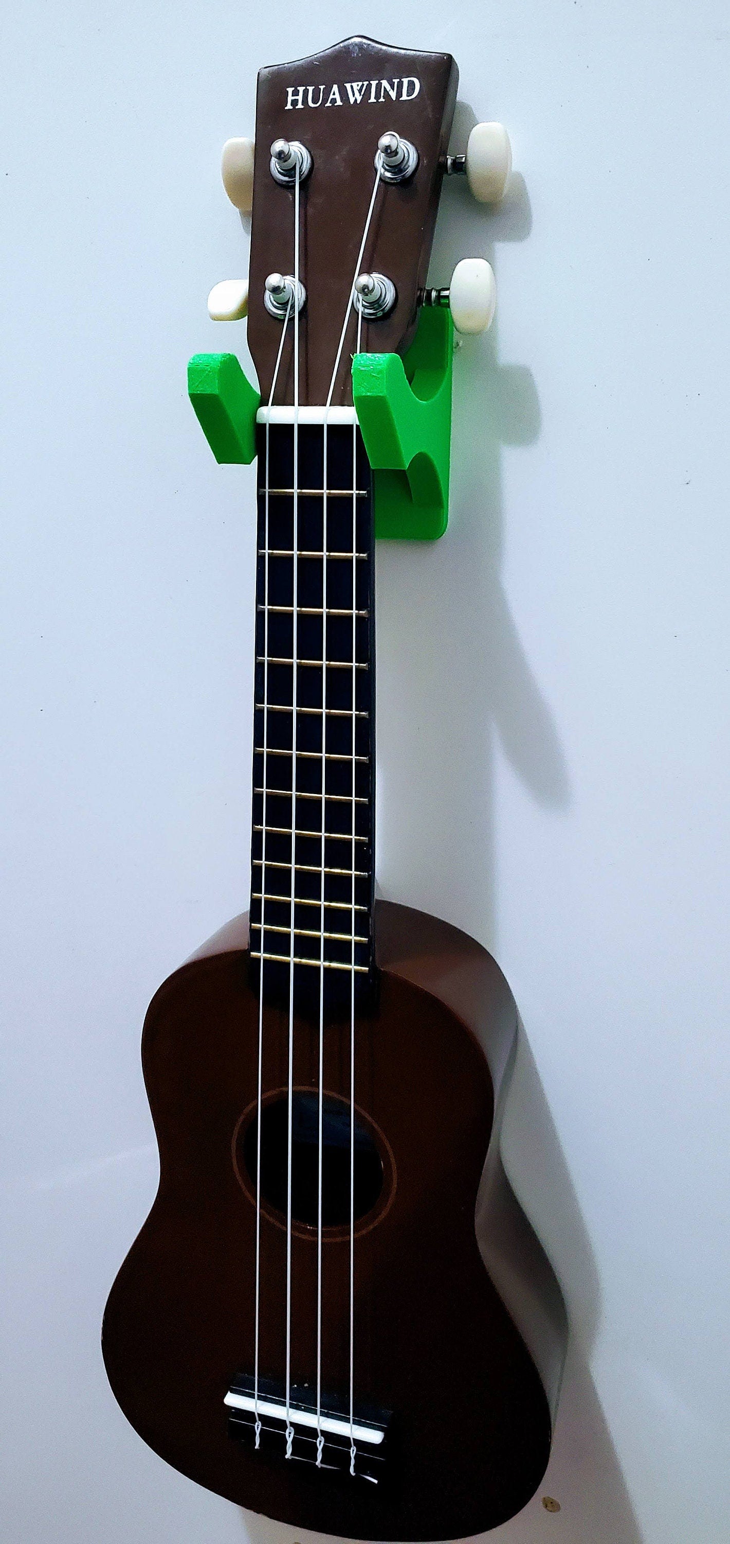 Ukulele Guitar Wall Mount Holder - Durable Space-Saving Instrument Display Rack, Easy Installation, Solid Wood