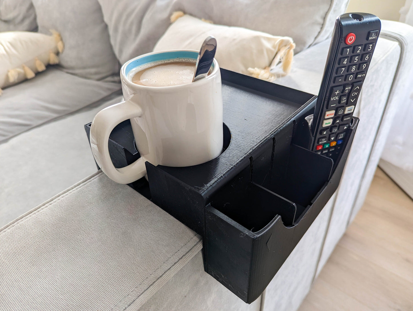 Large Square Cup Holder compatible with Lovesac Sactionals and More