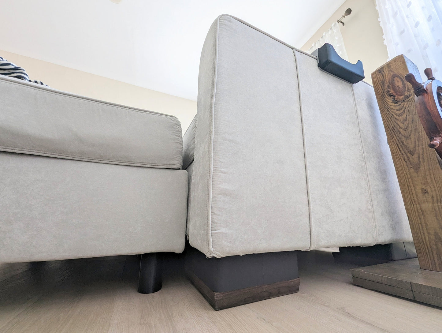 Shoe Riser: 3-4in compatible with Lovesac Wood Shoes