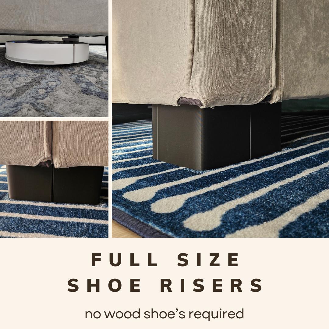 Full Size Shoe Riser compatible with LoveSac legs, know what you required
