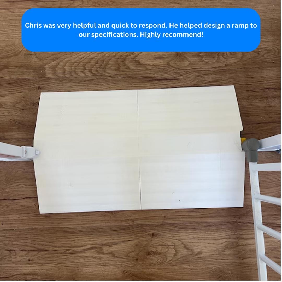 RoboVac Ramp (Paintable) - Baby Gates and Room Transitions