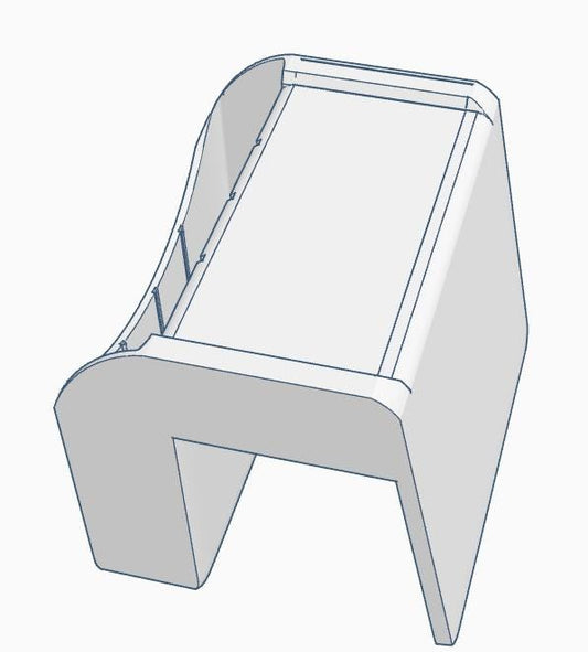 Angled Side: Cup Holder