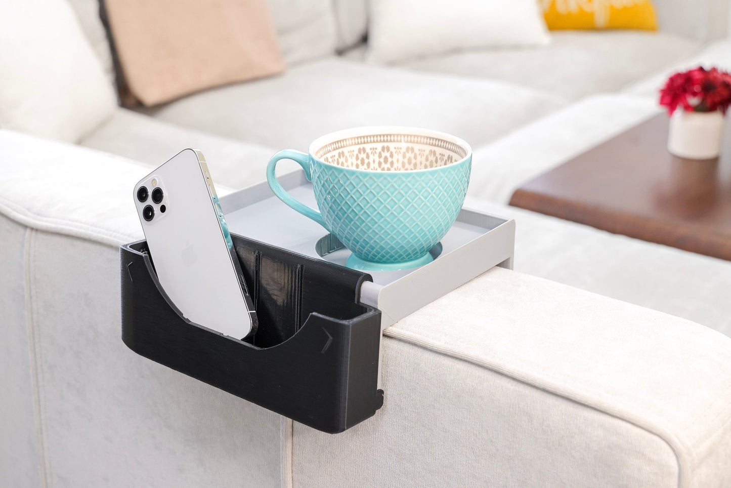 Large Square Cup Holder compatible with Lovesac Sactionals and More