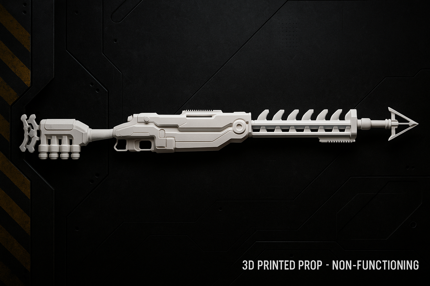 3D Printed Sci-Fi Harpoon Rifle Prop – Cosplay Accessory (Non-Functioning)