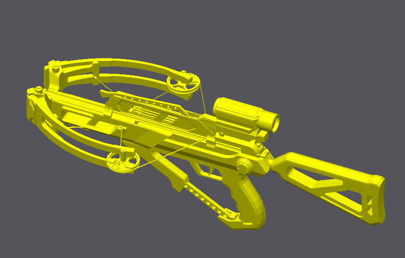 3D Printed Sci-Fi CrossBow Prop – Cosplay Accessory (Non-Functioning)