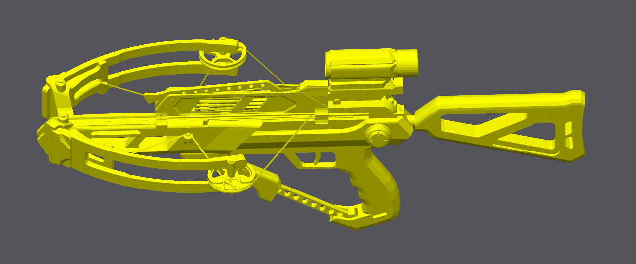 3D Printed Sci-Fi CrossBow Prop – Cosplay Accessory (Non-Functioning)