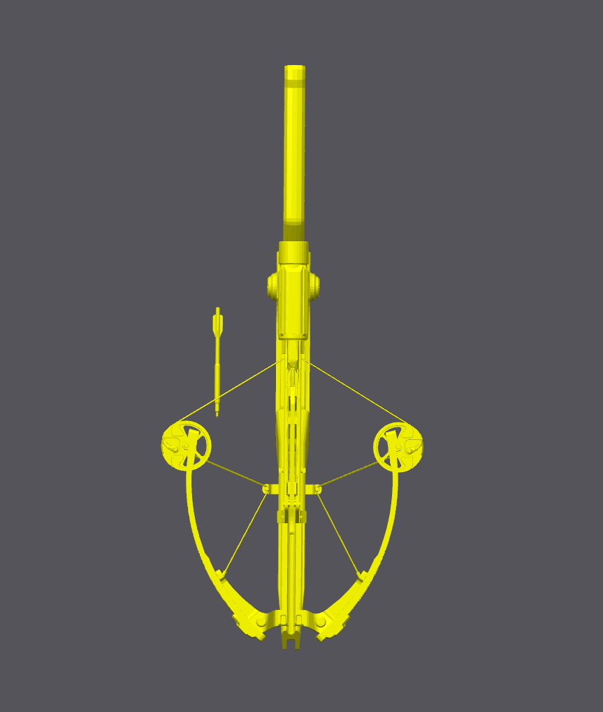 3D Printed Sci-Fi CrossBow Prop – Cosplay Accessory (Non-Functioning)