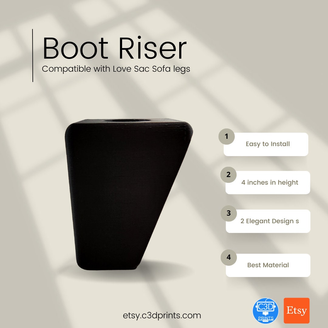 Boot Riser compatible with LoveSac legs