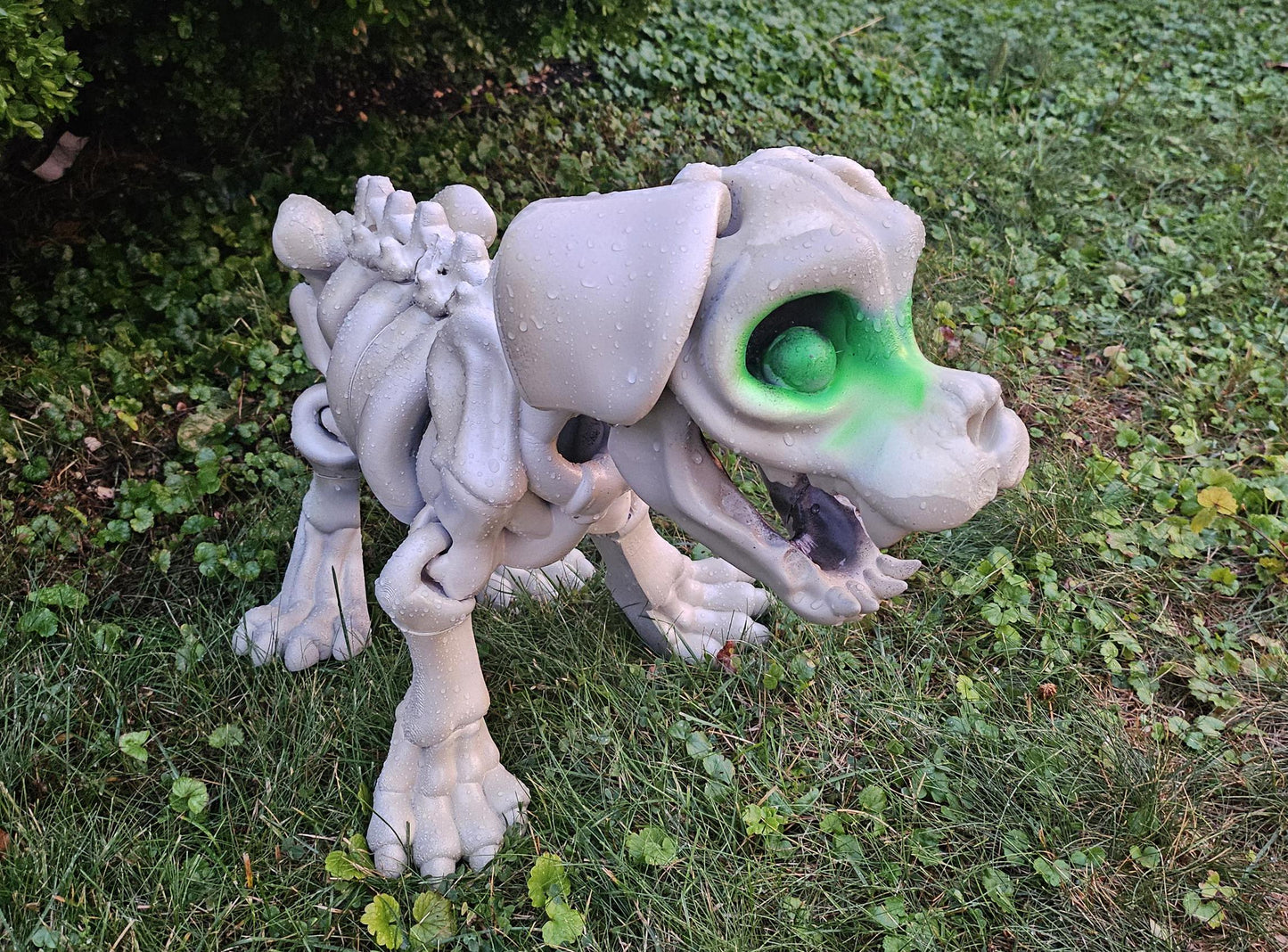 Massive 3D Printed Skeleton Animal Figure: Halloween Decor