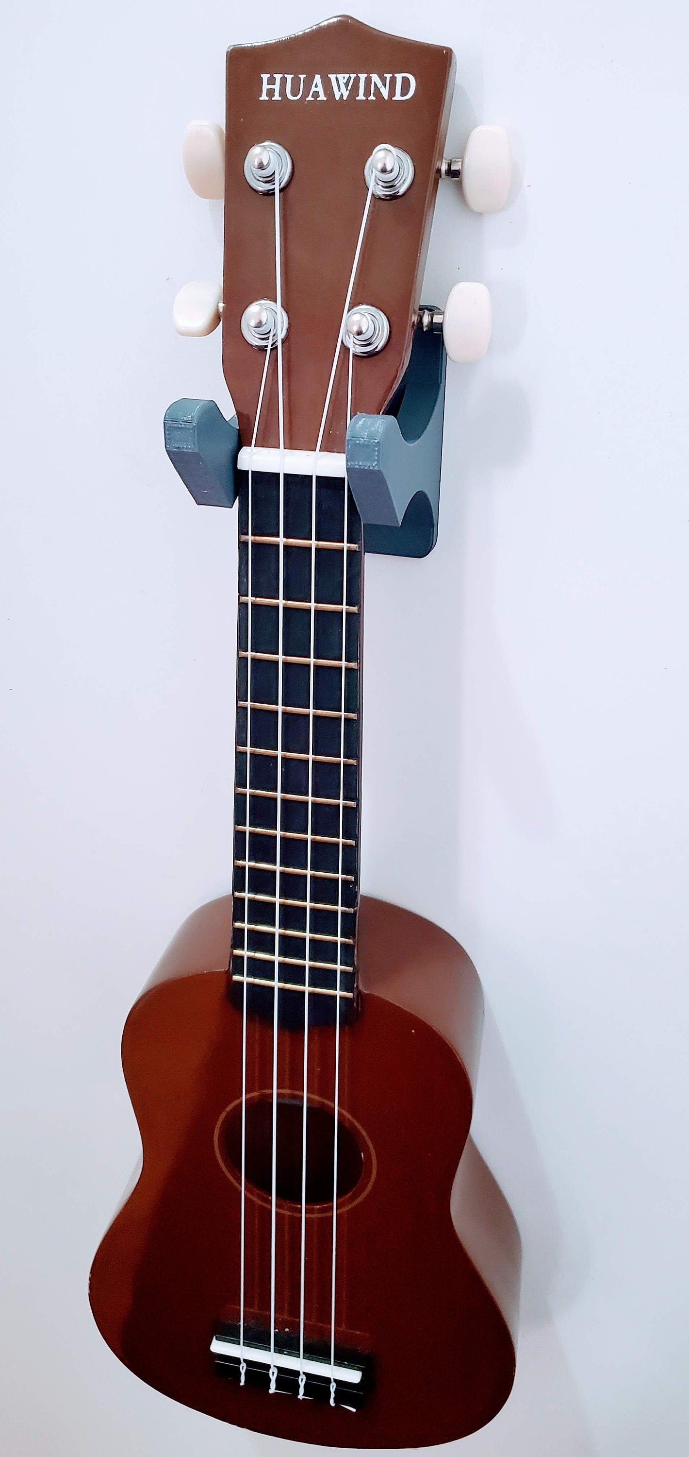 Ukulele Guitar Wall Mount Holder - Durable Space-Saving Instrument Display Rack, Easy Installation, Solid Wood