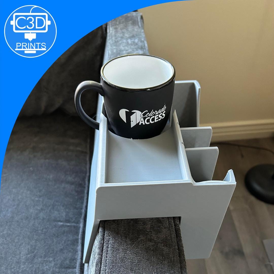 Angled Side: Cup Holder compatible with Lovesac Sactional Angled Sides and More