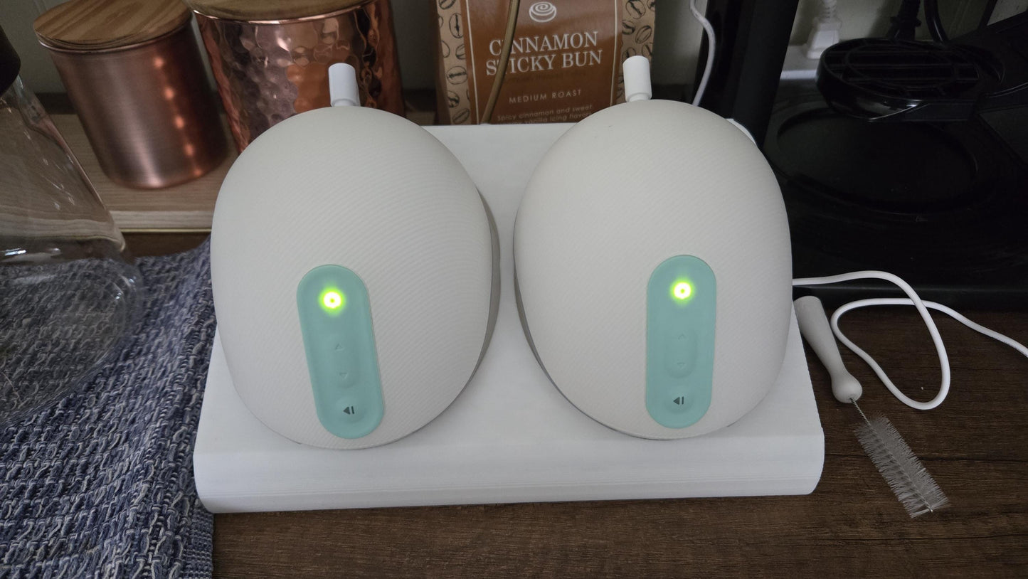 Willow 360 Portable Breast Pump Single and Dual Dock for charging and storing