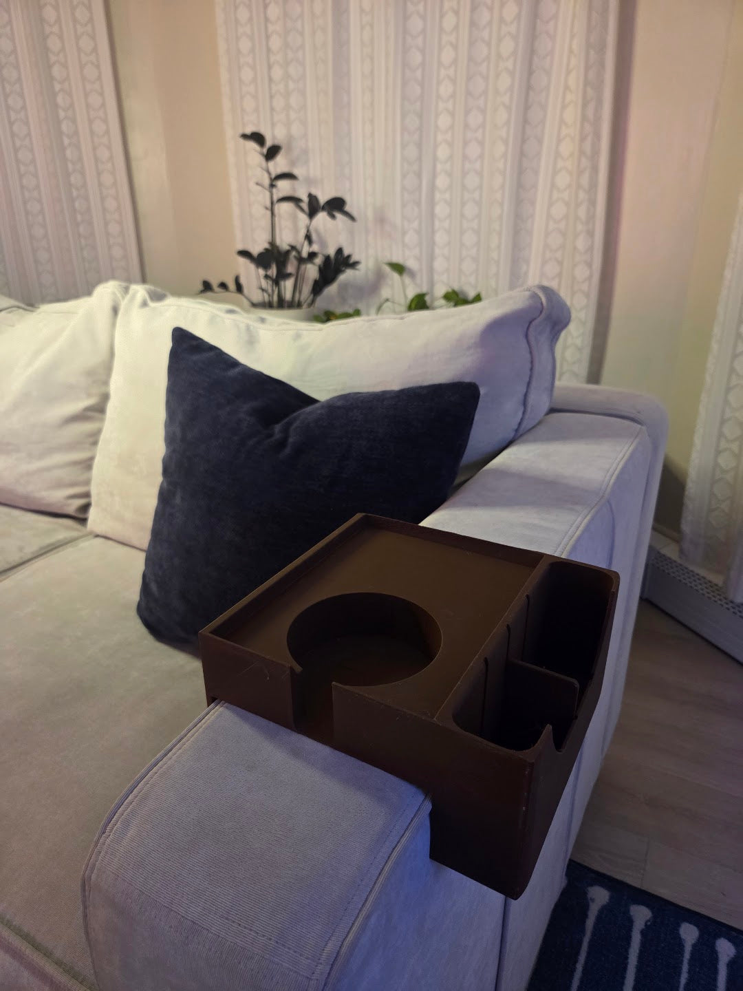 Lovesac Sactional Combo Armrest Tray + Cup Holder + Pocket (Imperfect)