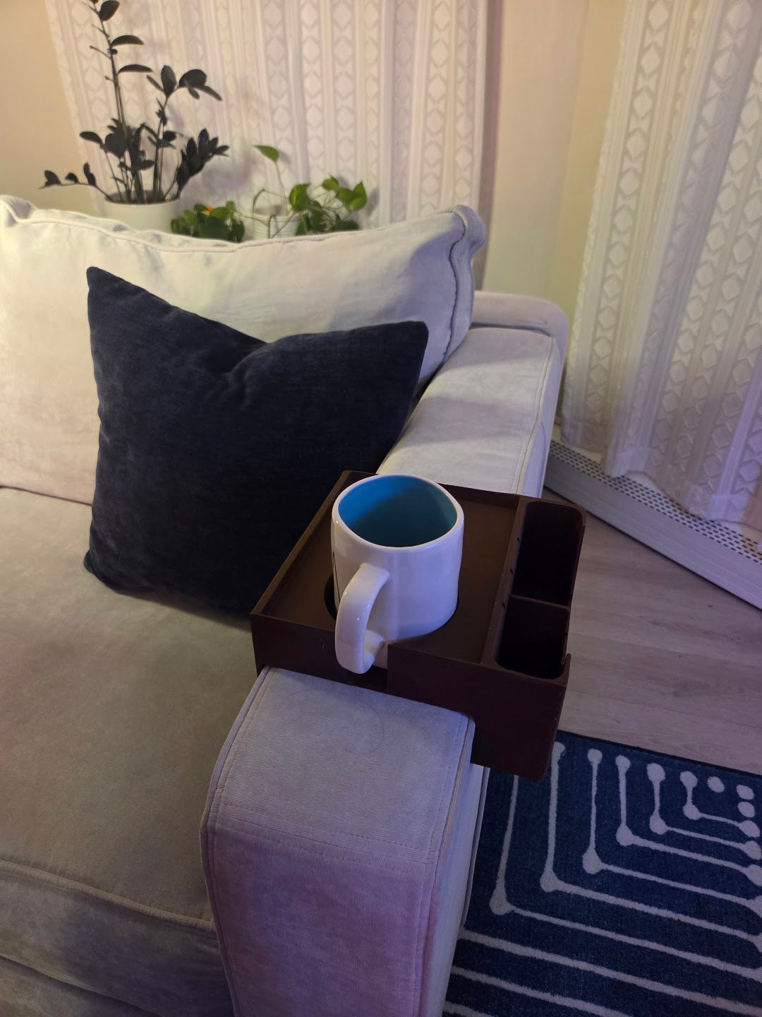 Lovesac Sactional Combo Armrest Tray + Cup Holder + Pocket (Imperfect)