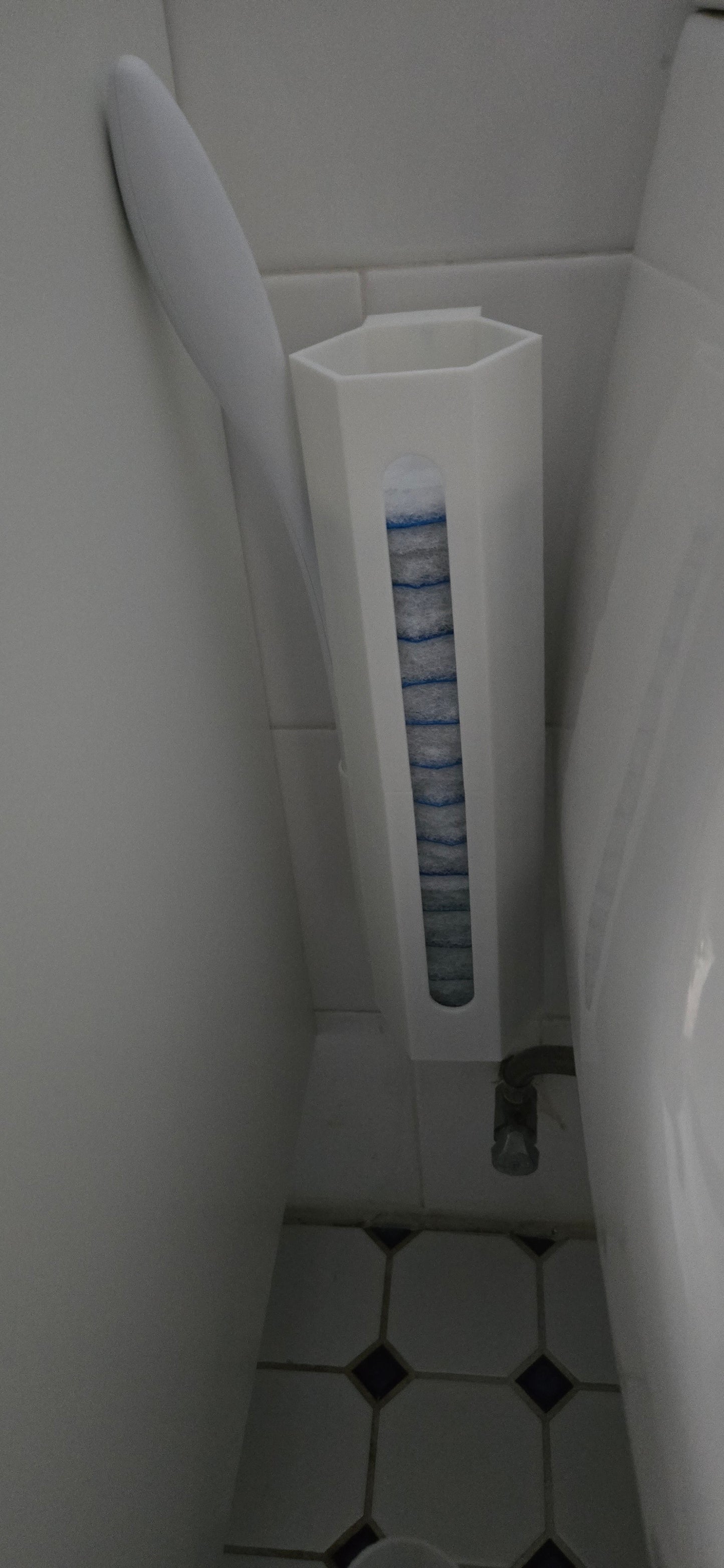 Clorox brush and wand wall mount with hooks