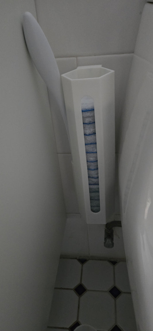 Clorox brush and wand wall mount with hooks