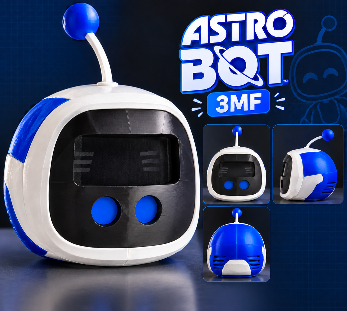 Astro Bot Helmet Cosplay