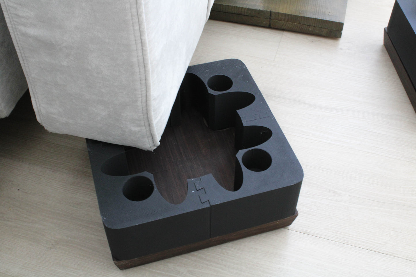 Shoe Riser: 3-4in compatible with Lovesac Wood Shoes