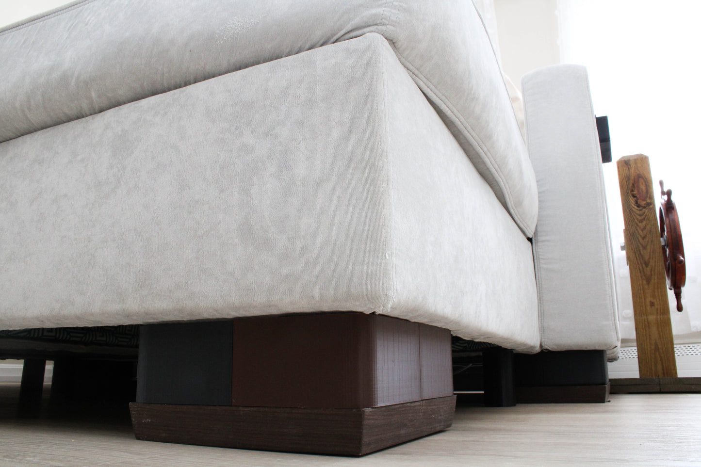 Shoe Riser: 3-4in compatible with Lovesac Wood Shoes