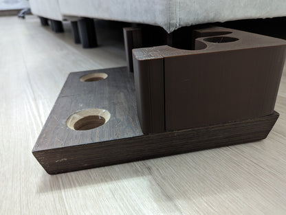 Shoe Riser: 3-4in compatible with Lovesac Wood Shoes