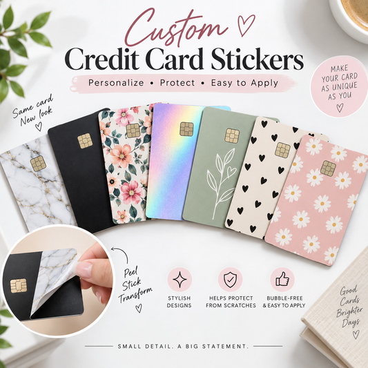 Custom Credit Card Skin - Upload Your Own Design