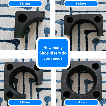 Full Size Shoe Riser 4-5in compatible with LoveSac legs