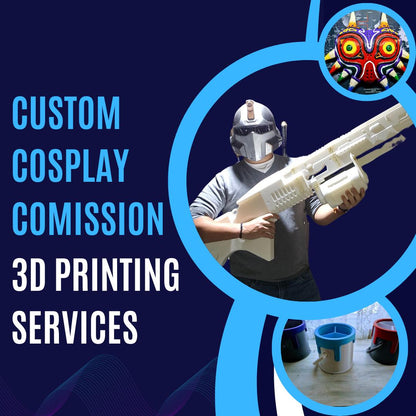 Custom 3D Printed Cosplay: Personalized Character Art & Fan Art