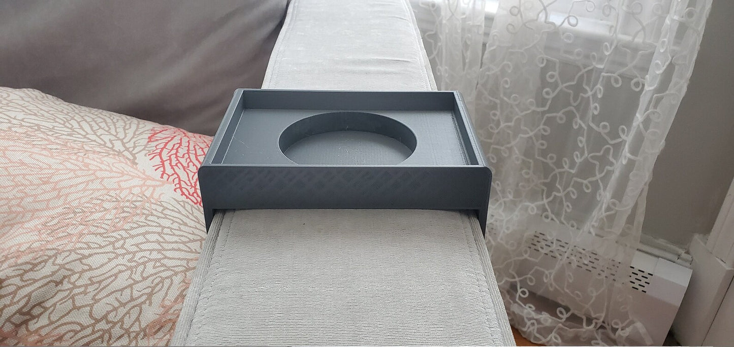 Square Cup Holder for Lovesac Sactional and Sofa | Durable Drink Caddy Insert for Modular Furniture and More