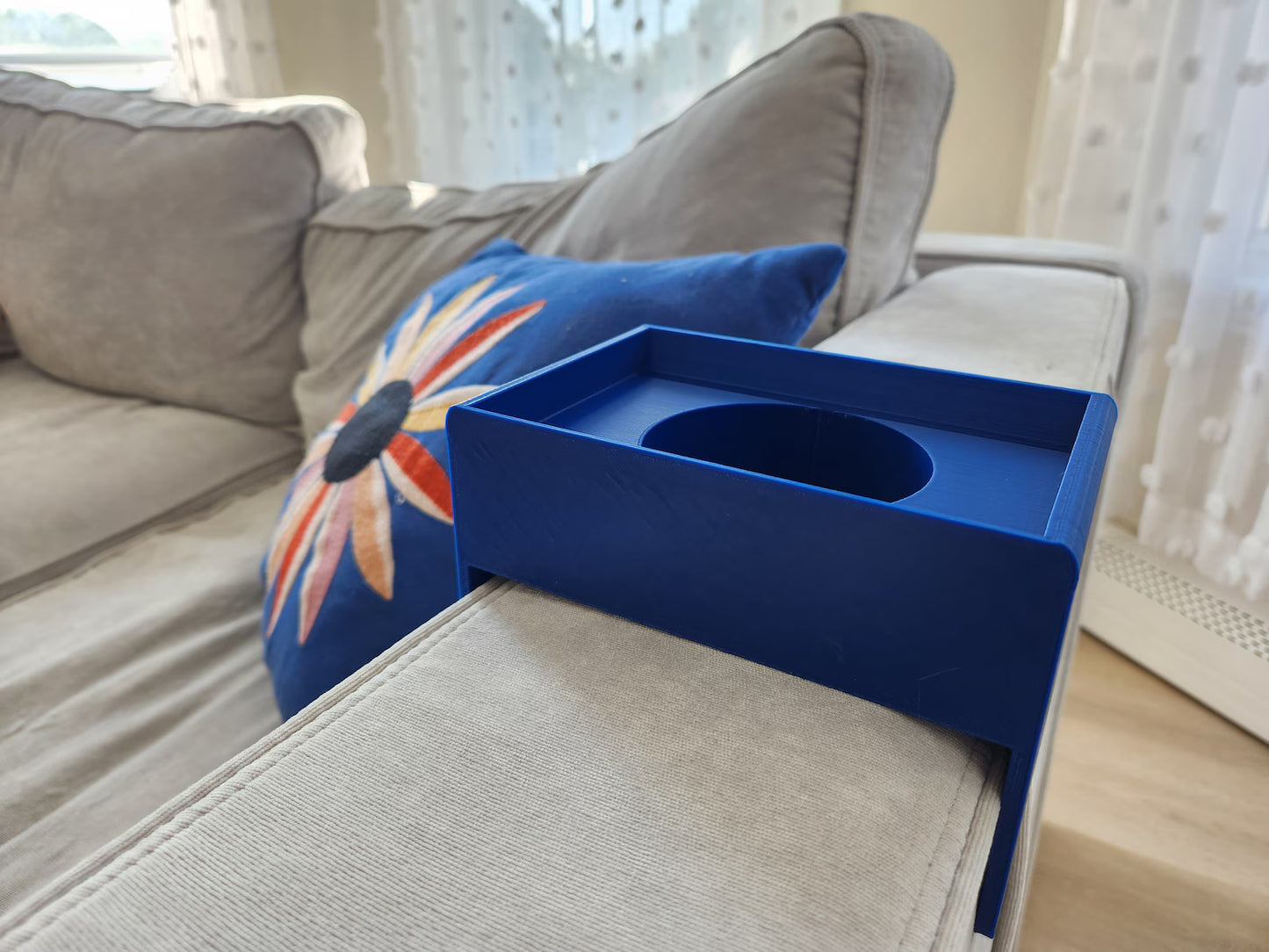 Square Cup Holder for Lovesac Sactional and Sofa | Durable Drink Caddy Insert for Modular Furniture and More